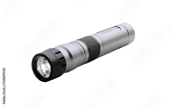 Obraz Elegant Flashlight Model Isolated on Transparent Background