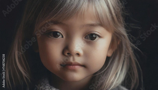 Obraz 미소 짓는 어린 소녀