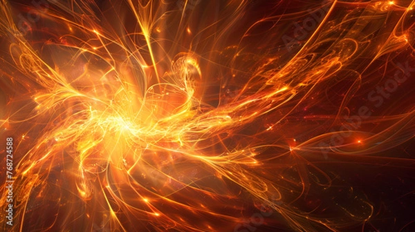 Fototapeta abstract technology background , generative ai