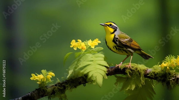 Obraz Eastern Serenader, A Bird in Eastern U.S. Forests. Generated AI