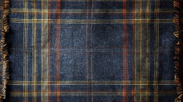 Fototapeta classic touch with Heritage Wool Tartan, embodying Scottish Highlands charm for apparel and home displays.