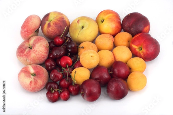 Obraz frutas con hueso