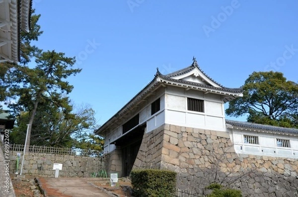 Fototapeta 福山城 筋鉄御門