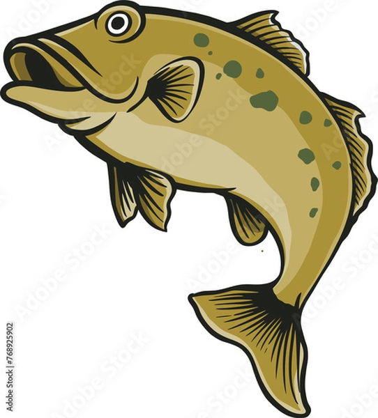 Obraz fish isolated on white