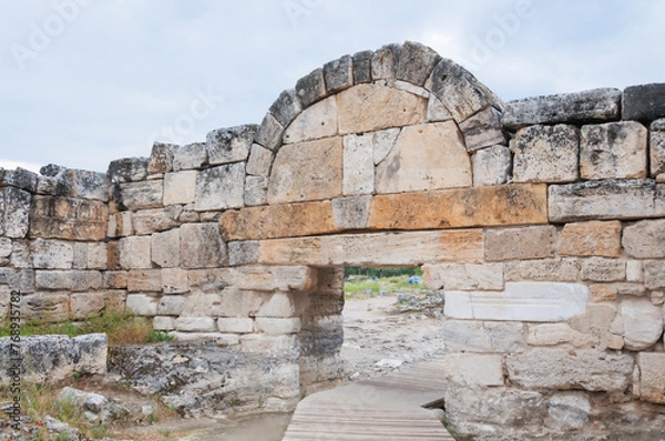 Fototapeta ruins of the ancient fortress