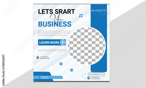Obraz Business Social Media Design Template