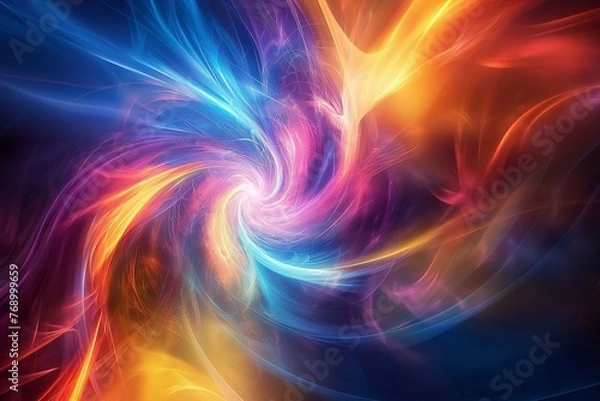 Fototapeta Energy Light Lines Flow background, energy light background, lines flow background, energy background, colorful flow energy background, energy flow background 