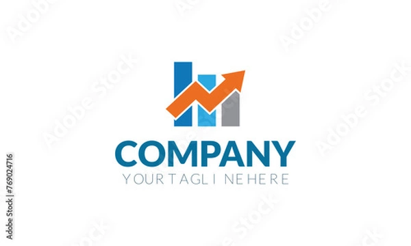 Obraz Accounting Design Logo Template, Finance Logo Design