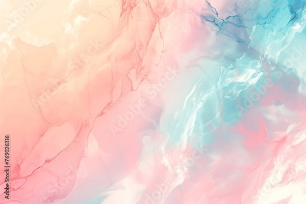 Fototapeta Abstract Gradient Smooth Blurred Marble Pastel Background Image