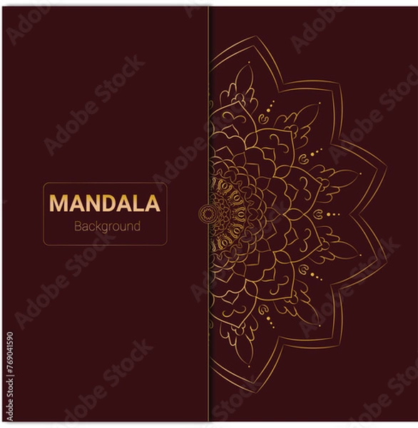 Obraz Seamless vector mandala design