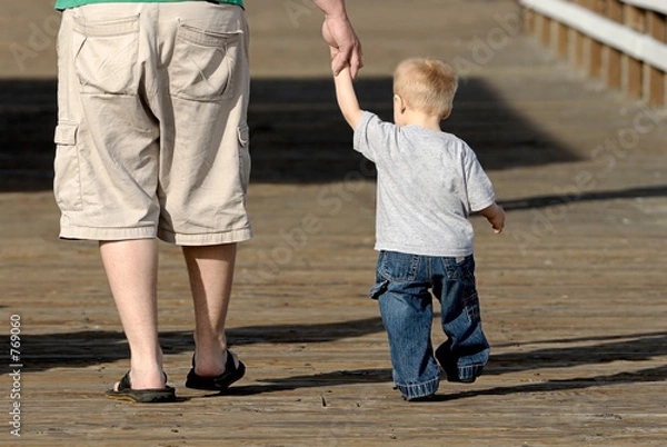 Obraz father and son