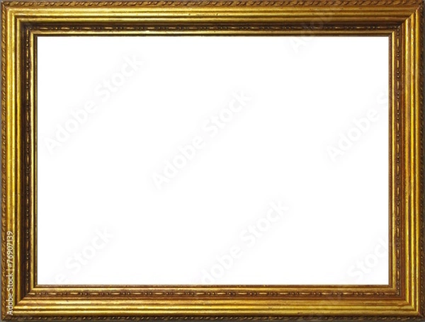 Fototapeta Bilderrahmen Gold