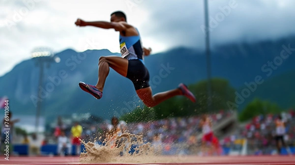 Obraz Long jump