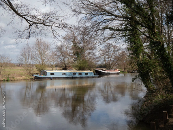 Fototapeta Boats on the River Medway.