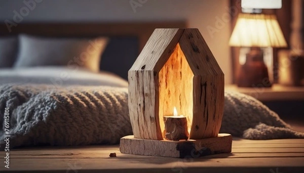 Obraz Driftwood DIY lamp