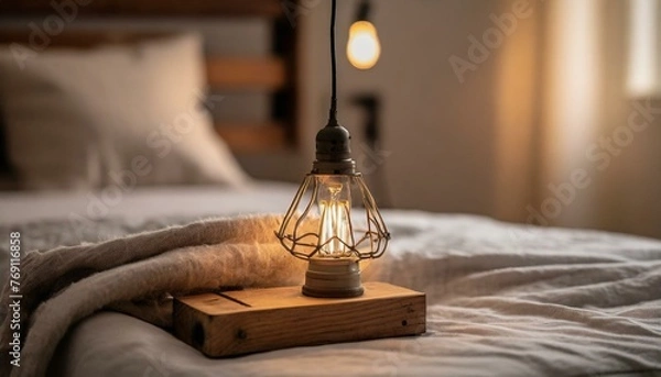 Obraz Driftwood DIY lamp