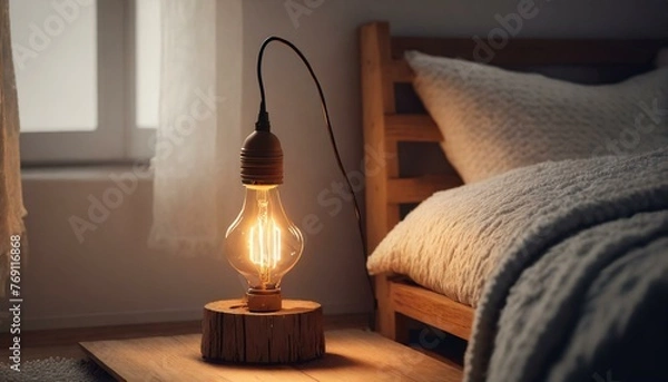 Obraz Driftwood DIY lamp