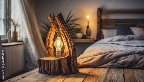 Obraz Driftwood DIY lamp