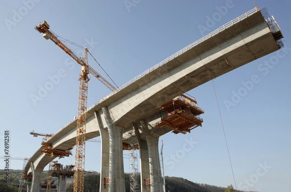 Fototapeta betonowy most