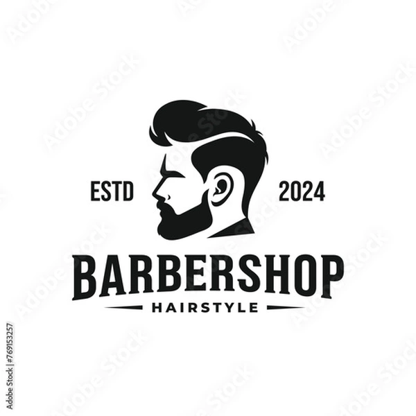 Obraz Barbershop logo vector