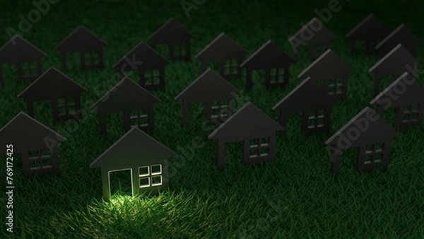 Obraz Real estate concept 3d rendering