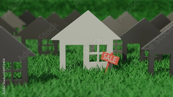 Obraz Real estate concept 3d rendering