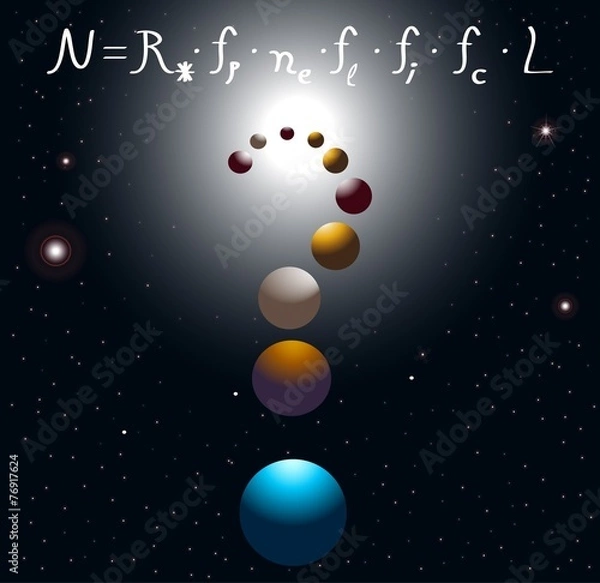 Obraz Drake equation