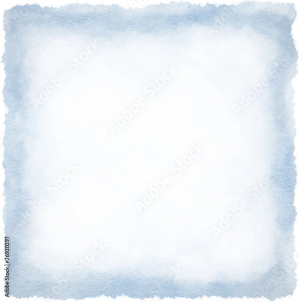 Obraz Blue watercolour frame background
