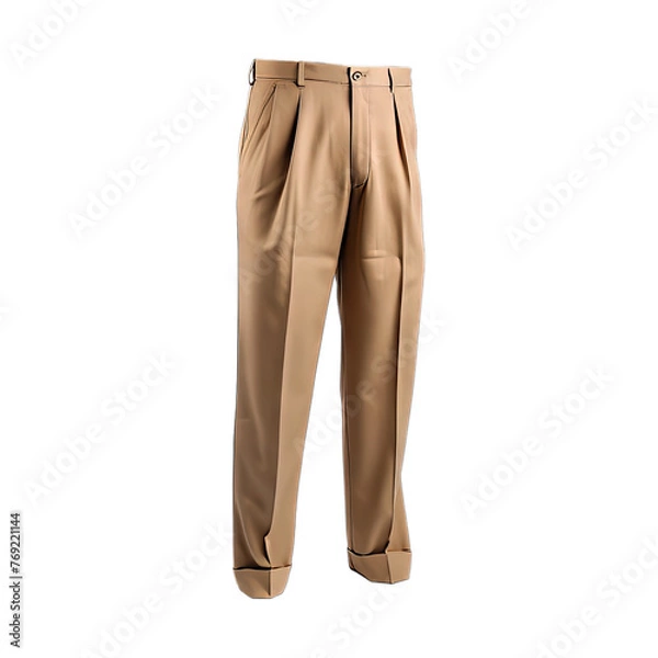 Fototapeta Trousers isolated on transparent png background. Generative ai