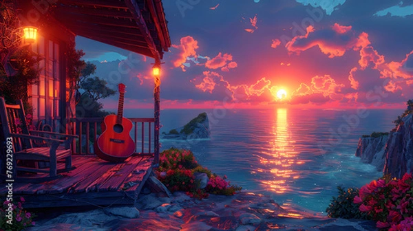 Obraz Acoustic Guitar