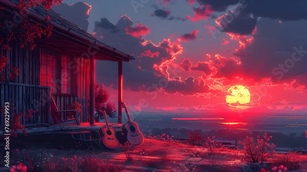 Obraz Acoustic Guitar