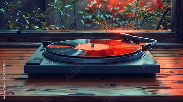 Obraz Vinyl Record Player