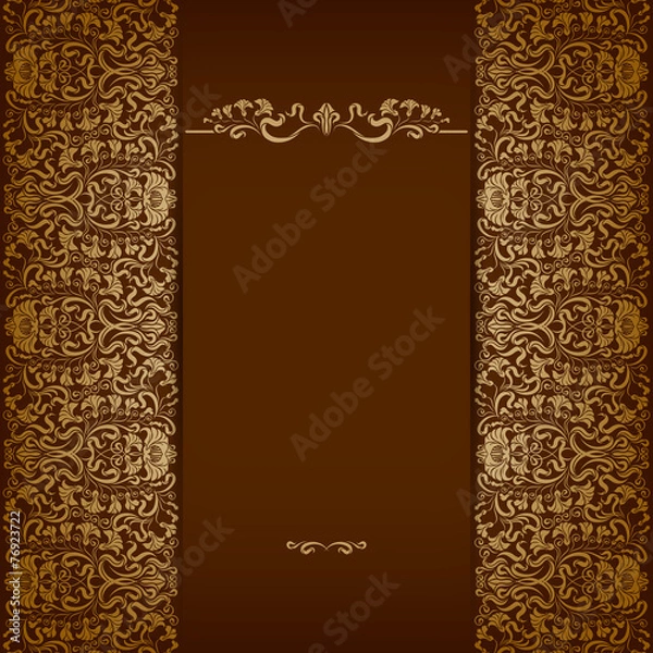 Obraz Elegant background with lace ornament