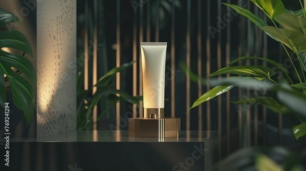 Obraz Cream Tube Packaging Template
