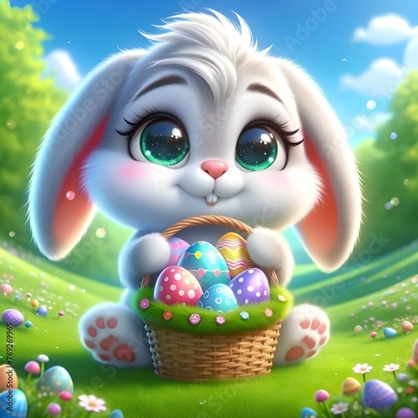 Obraz easter bunny,Generative Al