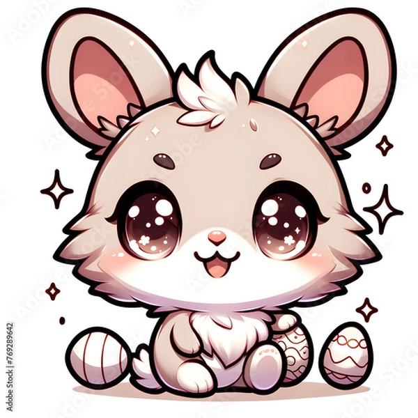 Obraz easter bunny,generative AI