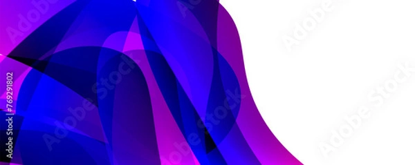 Fototapeta Colorful curve design concept. Vector Illustration For Wallpaper, Banner, Background, Card, Book Illustration, landing page