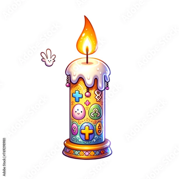 Obraz Paschal Candle,generative AI