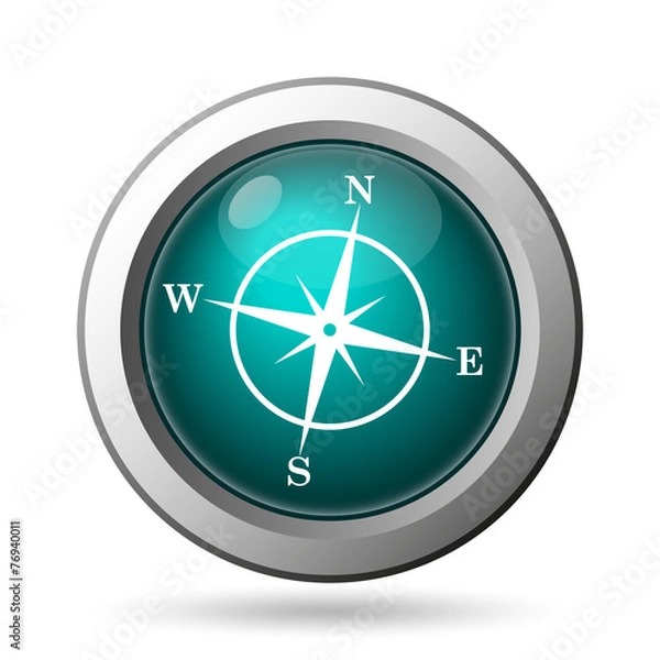 Fototapeta Compass icon