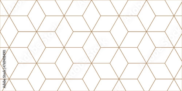 Fototapeta Abstract diamond style minimal blank cubic. Geometric pattern illustration mosaic, square and triangle wallpaper.	

