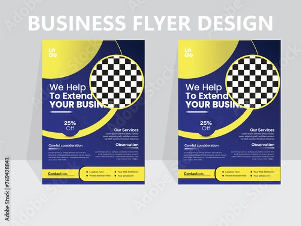Fototapeta Flyer Design.
