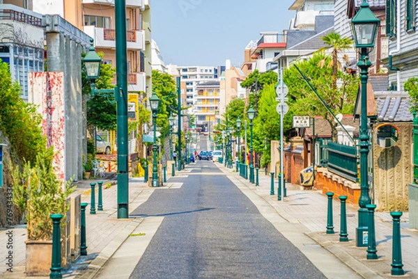Obraz 神戸　北野の街並み