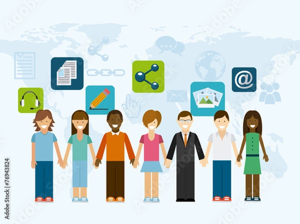 Fototapeta blog template design