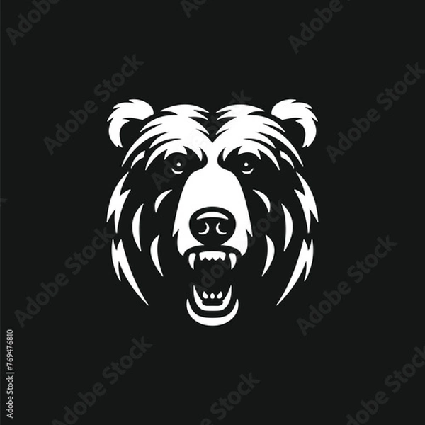 Fototapeta Bear logo vector