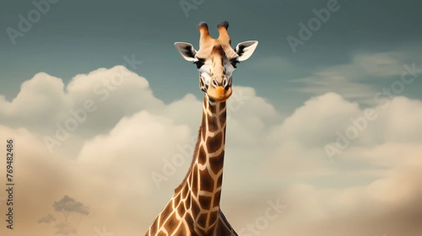 Obraz Giraffe portrait