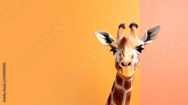 Obraz giraffe, creative art