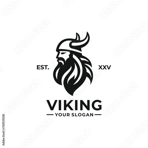 Obraz Viking logo vector