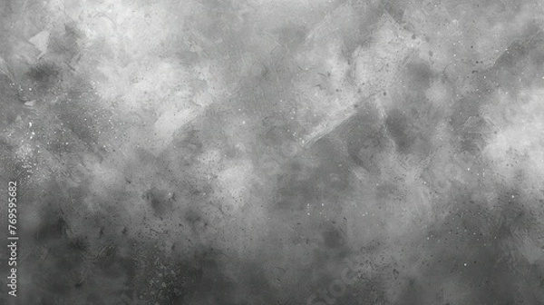 Fototapeta Abstract gray textured background with a misty or smoky pattern, suitable for graphic design overlays or wallpaper.