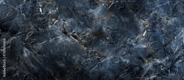 Fototapeta Stylish Dark Marble Wall Texture Pattern