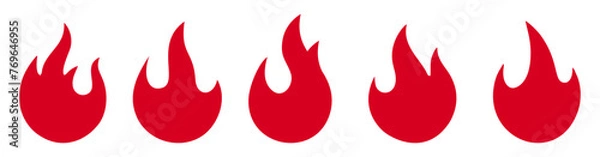 Obraz fire flame icon